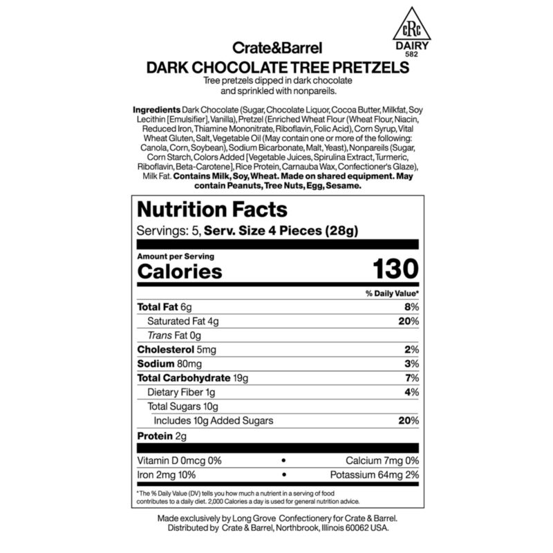 Dark Chocolate Tree Pretzel Single-Serve Tent Box - image 2 of 3