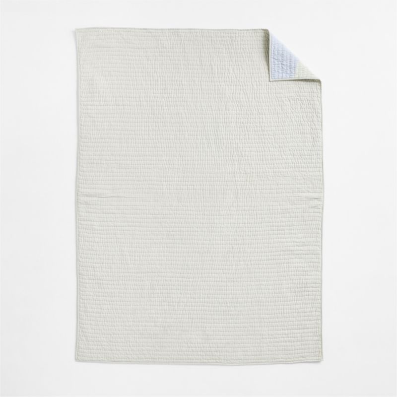 Dino Days Embroidered 100% Organic Cotton Kids Twin Quilt - image 3 of 7