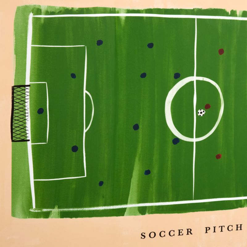 Pitch Perfect Soccer Field Framed Wall Art Print - image 3 of 4