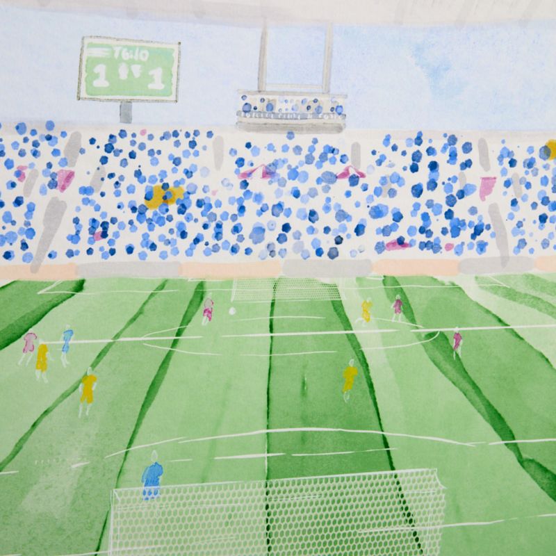 Stadium Field Fun Soccer Framed Wall Art Print - image 3 of 4