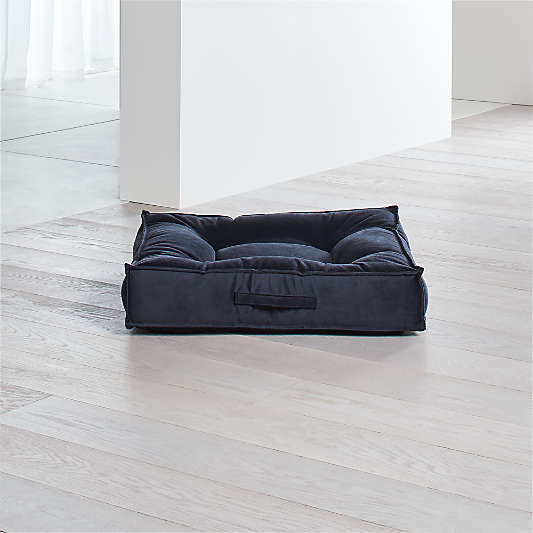 Piazza Medium Shale Tufted Dog Bed