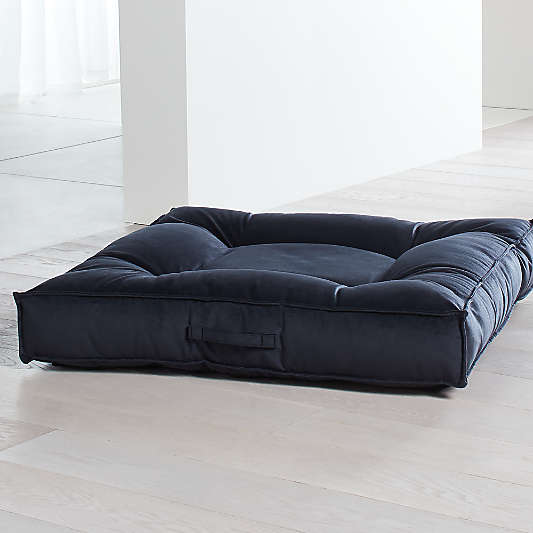 Piazza Extra-Large Shale Tufted Dog Bed