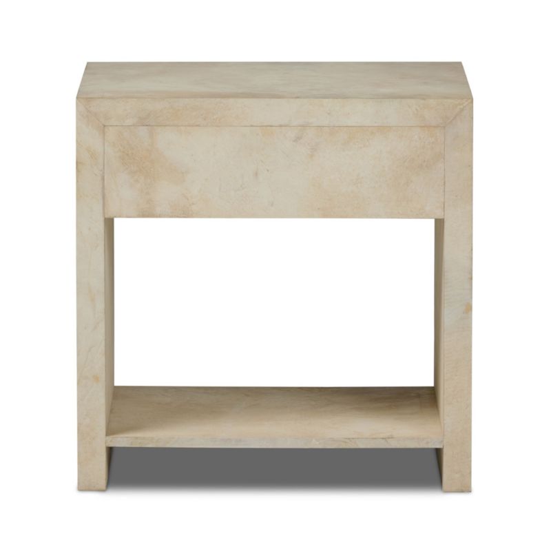 Dolly 25" Leather-Wrapped Nightstand - image 5 of 8