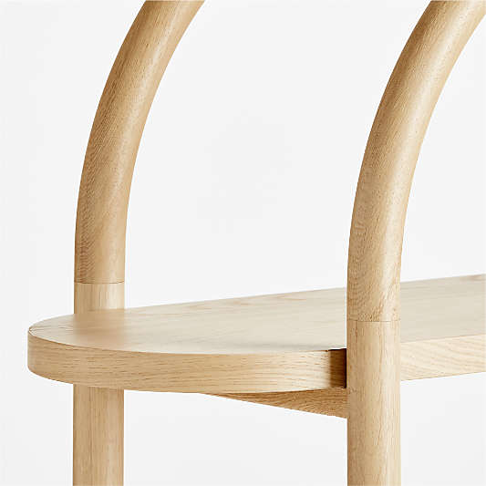 Canyon 36" Natural Wood 4-Shelf Tall Kids Bookcase by Leanne Ford