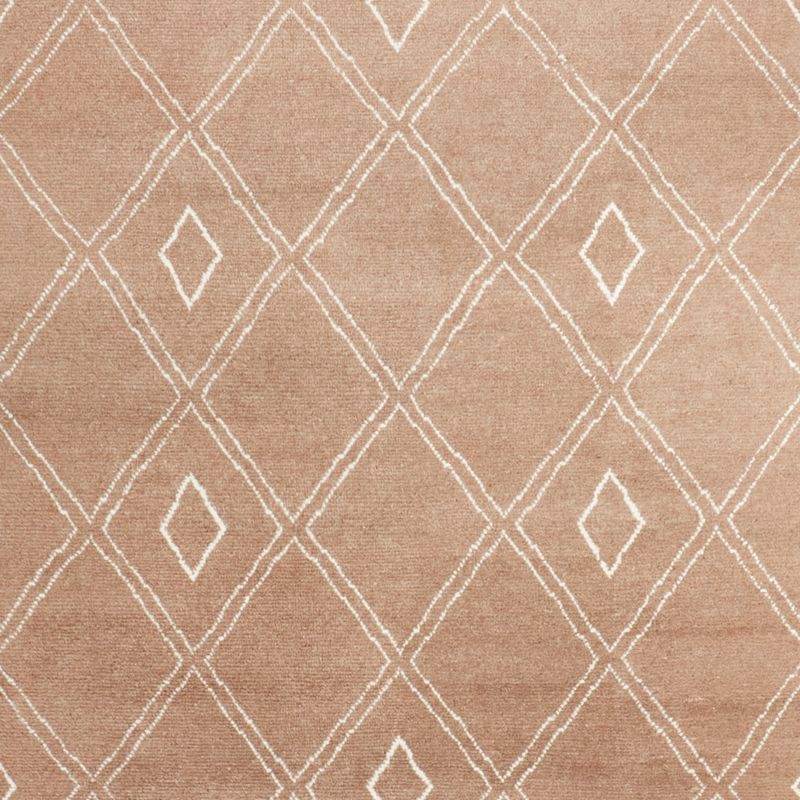 Dolomites Wool Hand-Knotted Caramel Brown Rug Swatch 12"x18" - image 0 of 4