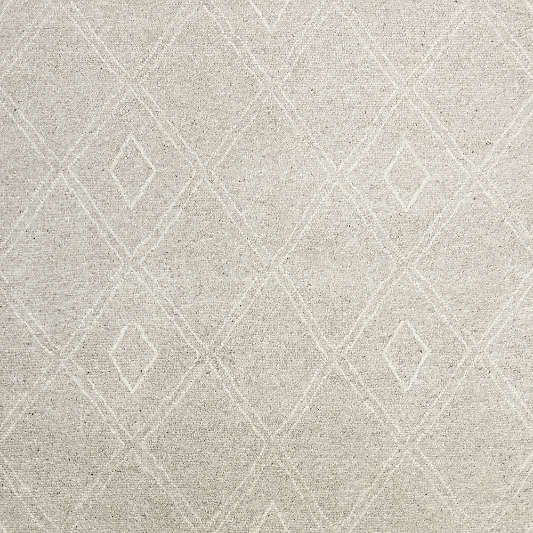 Dolomites Wool Hand-Knotted Silver Grey Area Rug 8'x10'