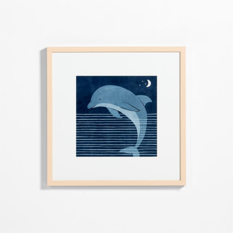 Dolphin Framed Wall Art Print + Reviews