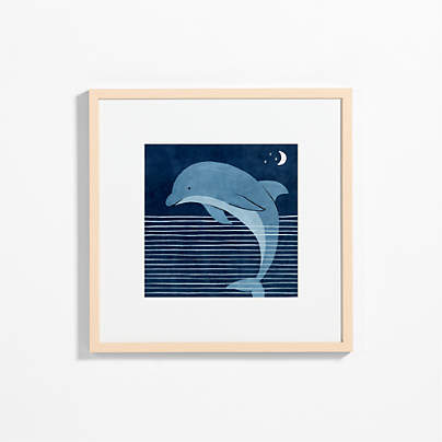 Dolphin Framed Wall Art Print