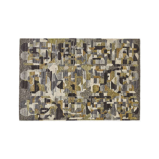 Domus Multicolor Geometric Rug 6x9