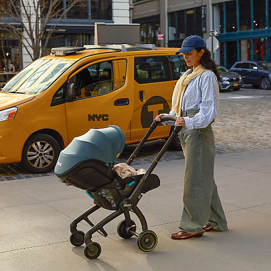 Doona ™ X Ocean Blue All in One Infant Car Seat & Stroller with Base