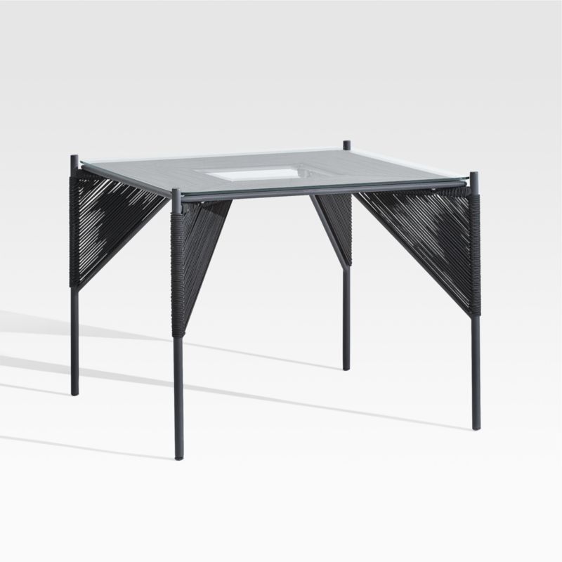 Dorado Black Small Space Outdoor Dining Table