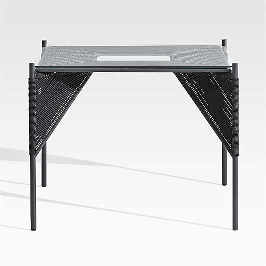 Dorado Black Small Space Outdoor Dining Table