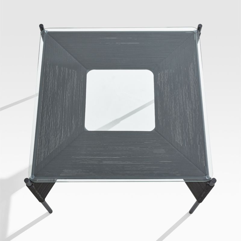 Dorado Black Small Space Outdoor Dining Table