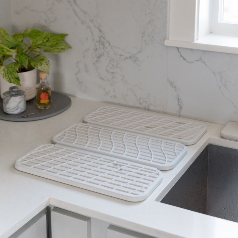 Dorai Home Drift Dish Pad in Glacier - image 2 of 5