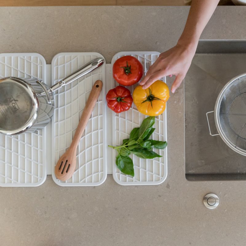 Dorai Home Drift Dish Pad in Glacier - image 1 of 5