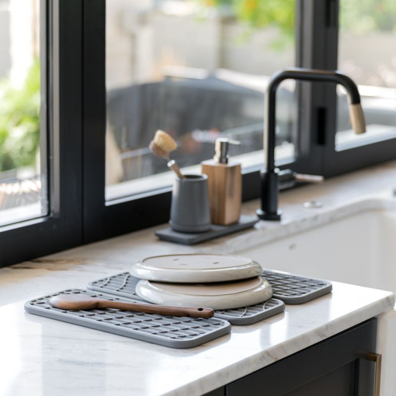 Dorai Home Drift Dish Pad in Slate - image 2 of 4