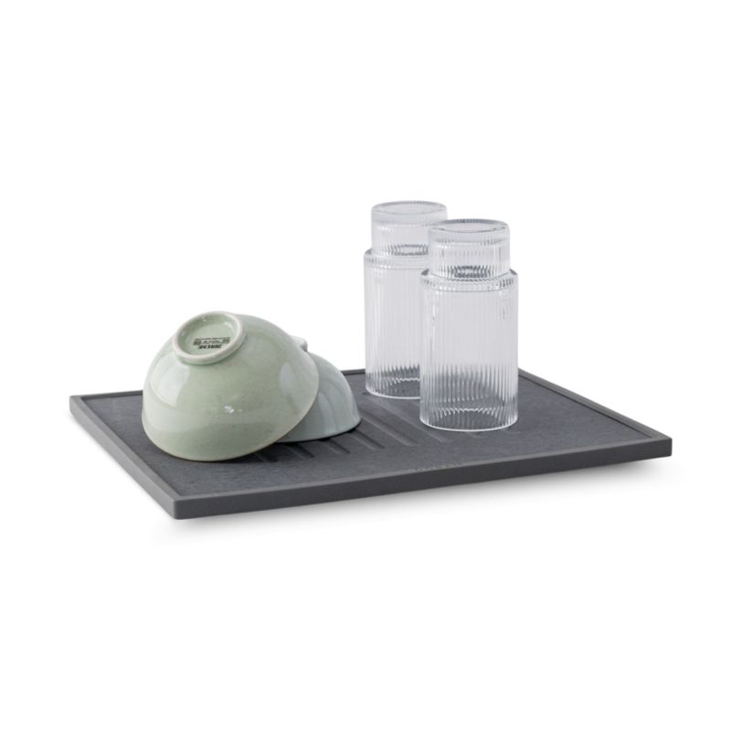 Dorai Home Dish Drying Stone in Slate - image 4 of 5