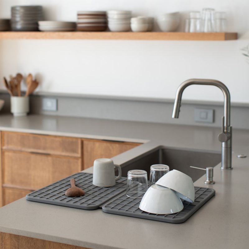 Dorai Home Large Dish Pad in Slate - image 1 of 5