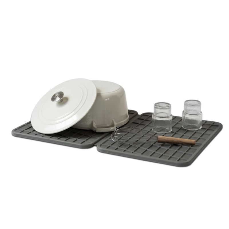 Dorai Home Large Dish Pad in Slate - image 4 of 5
