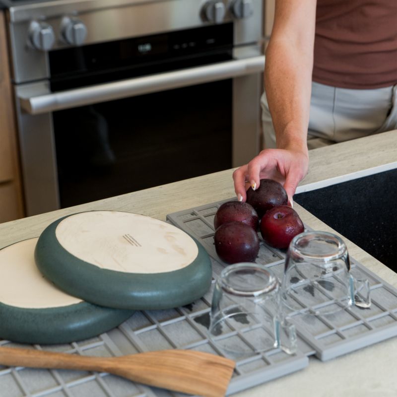 Dorai Home Ridge Dish Pad in Ash - image 3 of 5