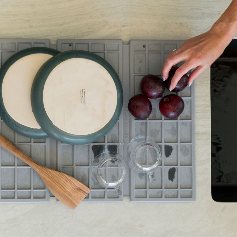 Dorai Home Ridge Dish Pad in Ash - image 2 of 5