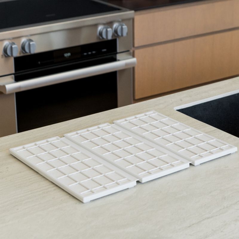 Dorai Home Ridge Dish Pad in Glacier - image 2 of 5