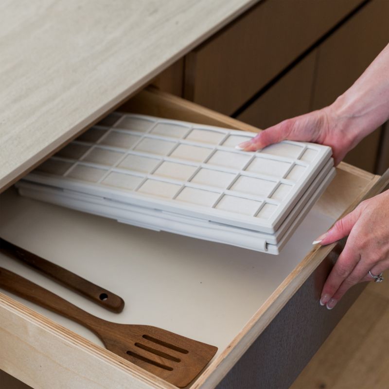 Dorai Home Ridge Dish Pad in Glacier - image 1 of 5