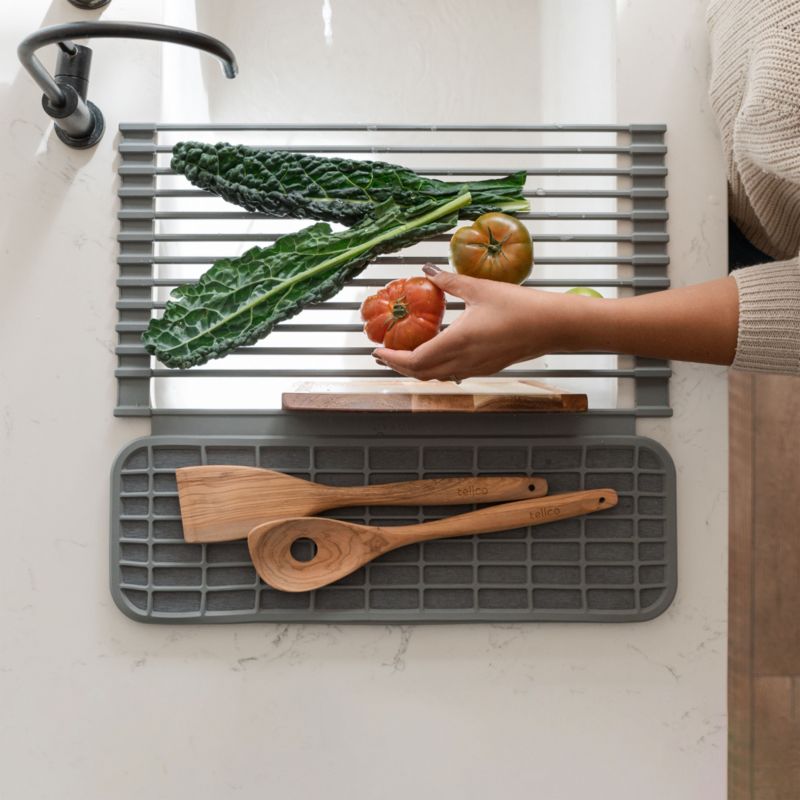 Dorai Home Over the Sink Dish Pad in Slate - image 1 of 5