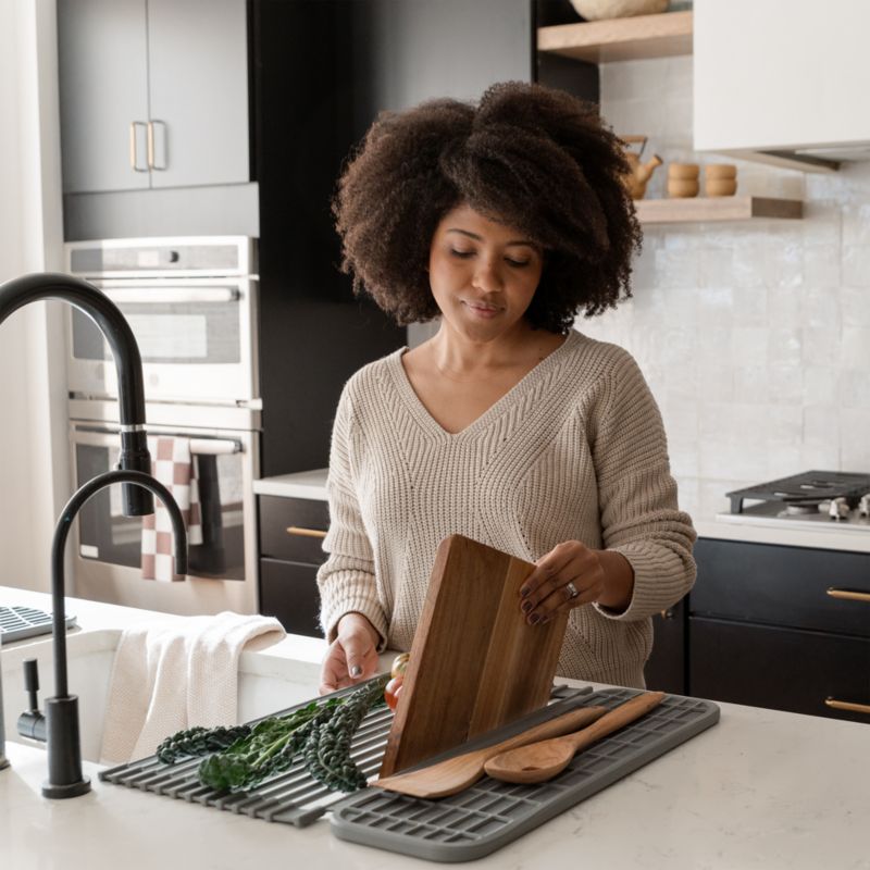 Dorai Home Over the Sink Dish Pad in Slate - image 3 of 5
