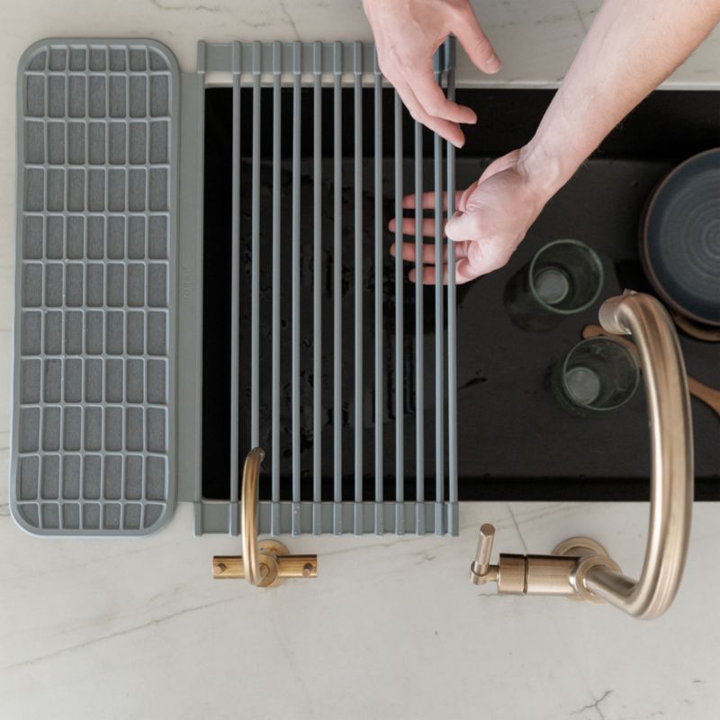 Dorai Home Over the Sink Dish Pad in Slate - image 2 of 5