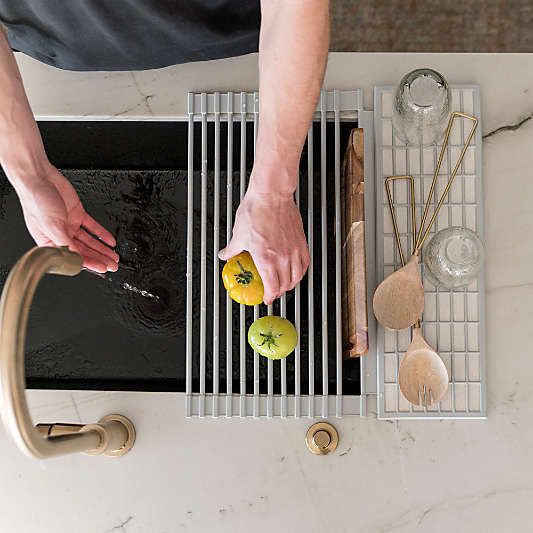 Dorai Home Over the Sink Dish Pad in Sandstone