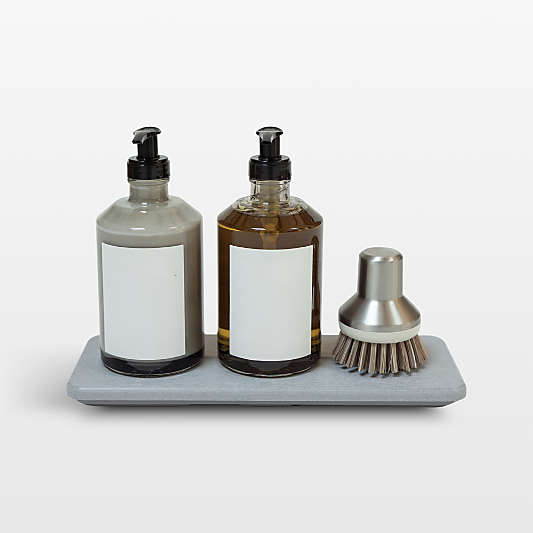 Dorai Home Stone Sink Caddy in Ash