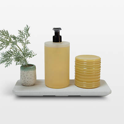 Dorai Home Stone Sink Caddy in Sandstone