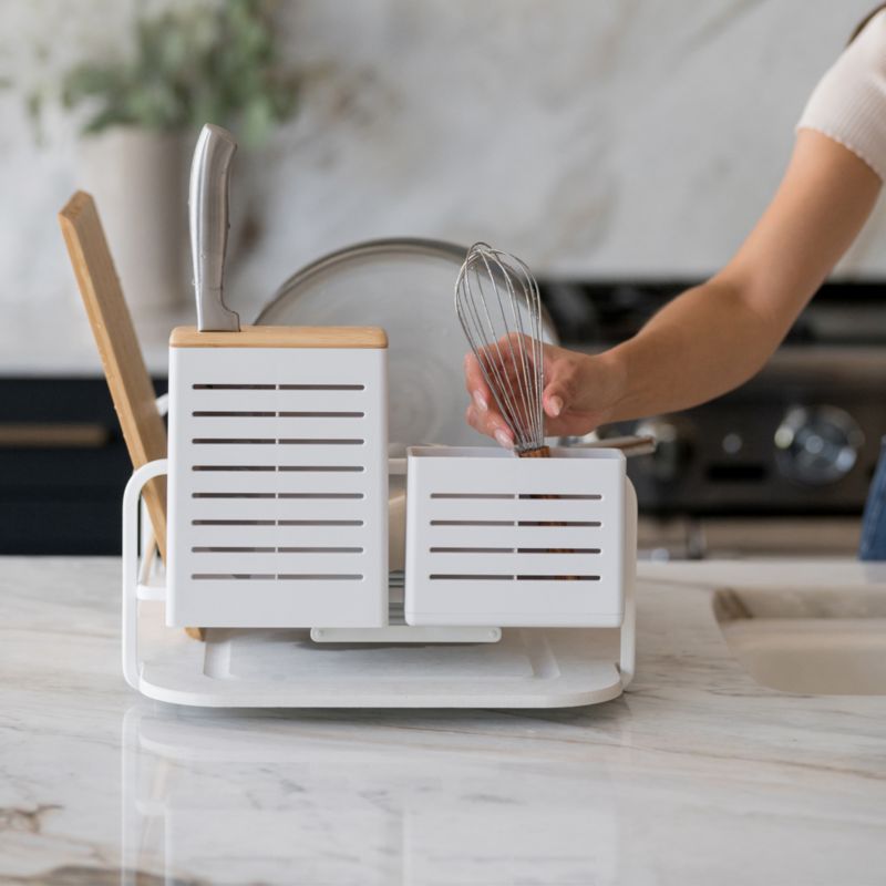 Dorai Home Dish Rack with Drying Stone in Glacier - image 1 of 4