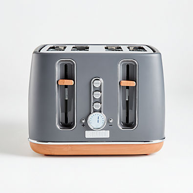 View HADEN Dorchester Pebble Grey 4-Slice Toaster details