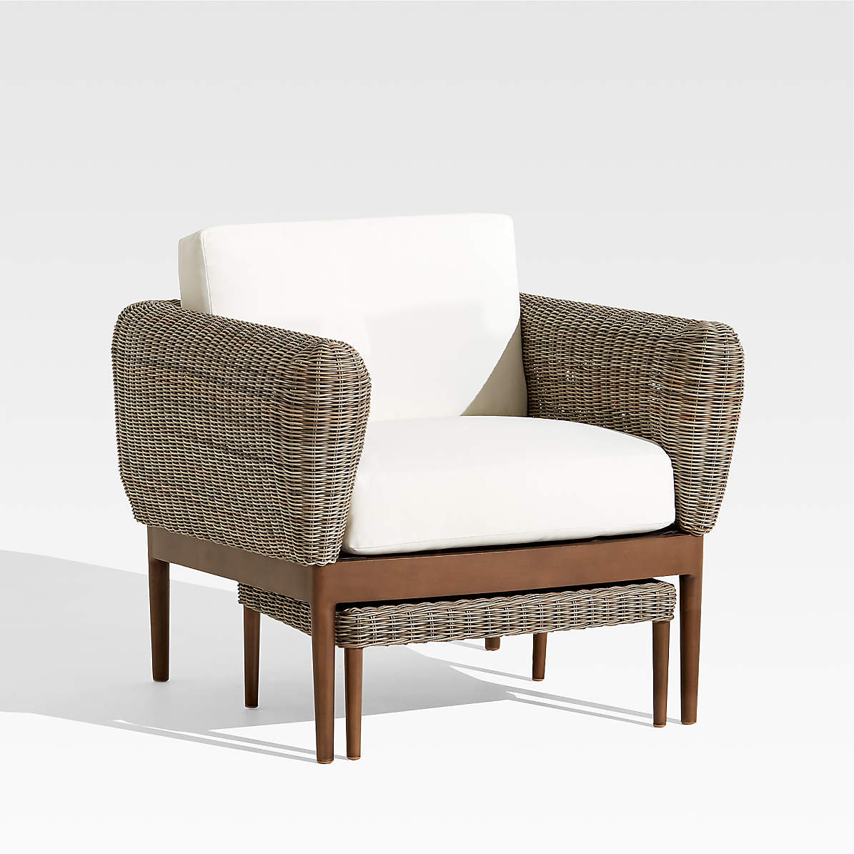 Outdoor Chair And Ottoman Canada - Corliving Outdoor Chair And Ottoman