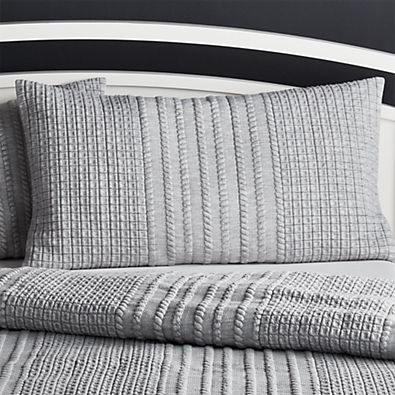 View Doret Grey Jersey Pillow Sham King details