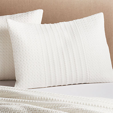 View Doret White Jersey Standard Sham details