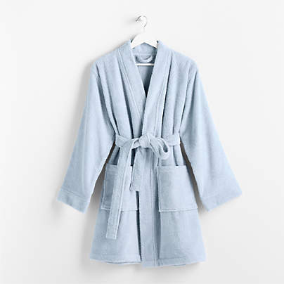 Dorm Terry Sky Blue Robe Large/Extra Large