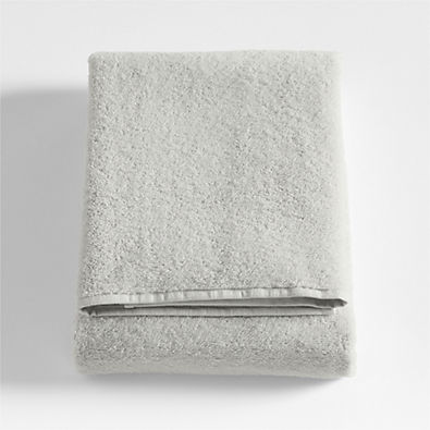 View Dorm Turkish Organic Cotton Light Grey Bath Towel details