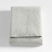 Dorm Turkish Organic Cotton Light Grey Bath Towel