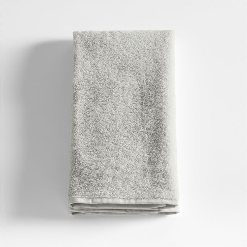 Dorm Turkish Organic Cotton Light Grey Bath Towel