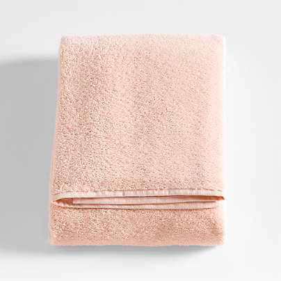 Dorm Turkish Organic Cotton Pale Pink Bath Towel