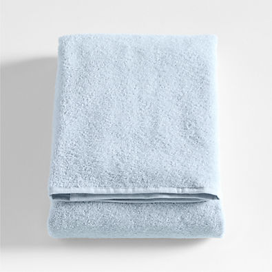 View Dorm Turkish Organic Cotton Sky Blue Bath Towel details