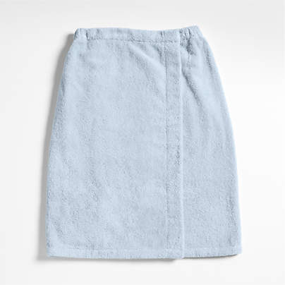 Dorm Turkish Organic Cotton Sky Blue Towel Wrap