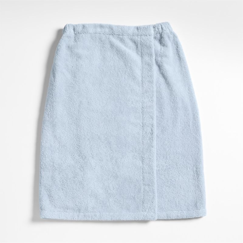 Dorm Turkish Organic Cotton Sky Blue Bath Towel