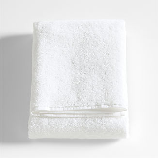 Dorm Turkish Organic Cotton Crisp White Bath Towel