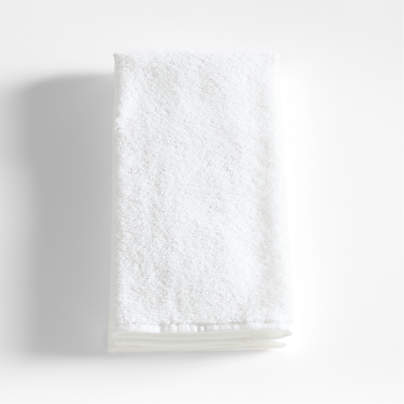 Dorm Turkish Organic Cotton Crisp White Hand Towel