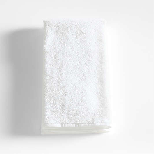 Dorm Turkish Organic Cotton Crisp White Hand Towel