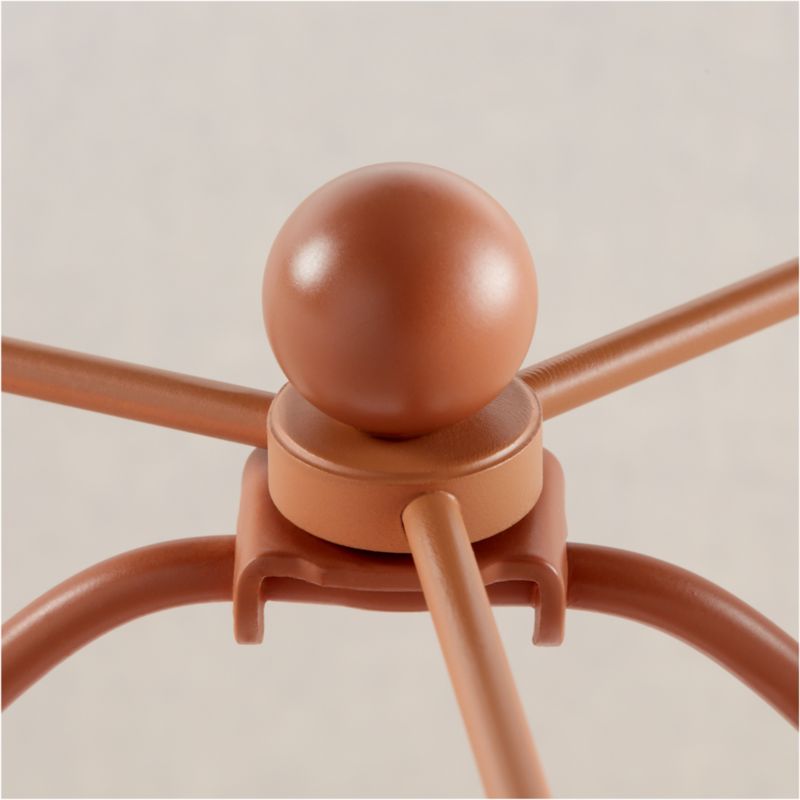 Dot Almond Brown Ceramic Kids Table Lamp - image 9 of 15